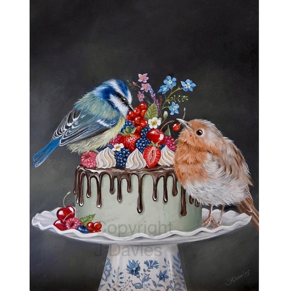 The Drip Cake, Giclee Print