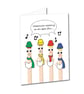 Matchstick Men - Christmas Card - Carol Singers - Image 1