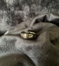 Resin ring,lava effect,handmade - Image 4