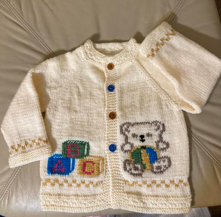 ABC Cardigan - Age 6 - 12 months