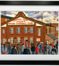 Wigan. Framed & Unframed Warriors Fine Art Print, Rugby League Club Stadium Gift