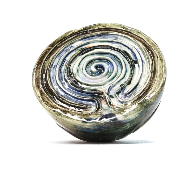 handheld finger labyrinth double-sided ergonomic fidget White Lake