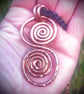Viking, Celtic Chunky Copper Pendant & Necklace - Image 6