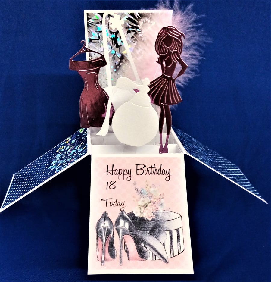 Girls 18th Birthday Card