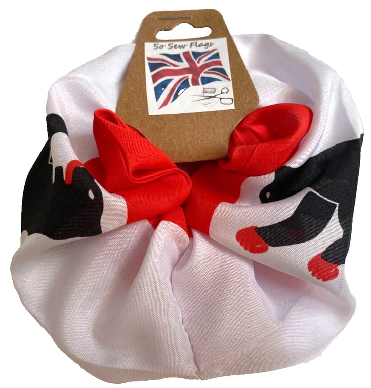 Berlin Bear Germany Flag Hair Scrunchie Scrunchies Accessory Band Elastic