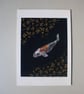 Koi Carp Fine Art Gicilee Prints 
