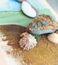 Handmade Puffin Wall Art, Coastal Pebble Picture, One-of-a-Kind Beach House Gift - Image 6