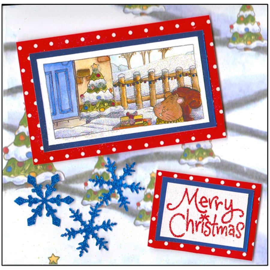 Squirrel in the Snow (X508)