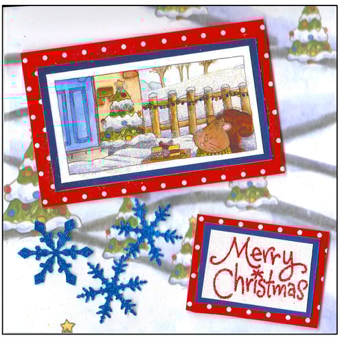 Squirrel in the Snow (X508)