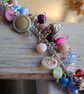 Neopolitan ice-cream & button charm bracelet - Image 3