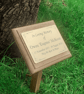 Oak wooden memorial Custom order Leicester Hospitals Charity - Image 3