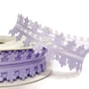 Lilac Flower Organza Ribbon, 19mm Organza Ribbon