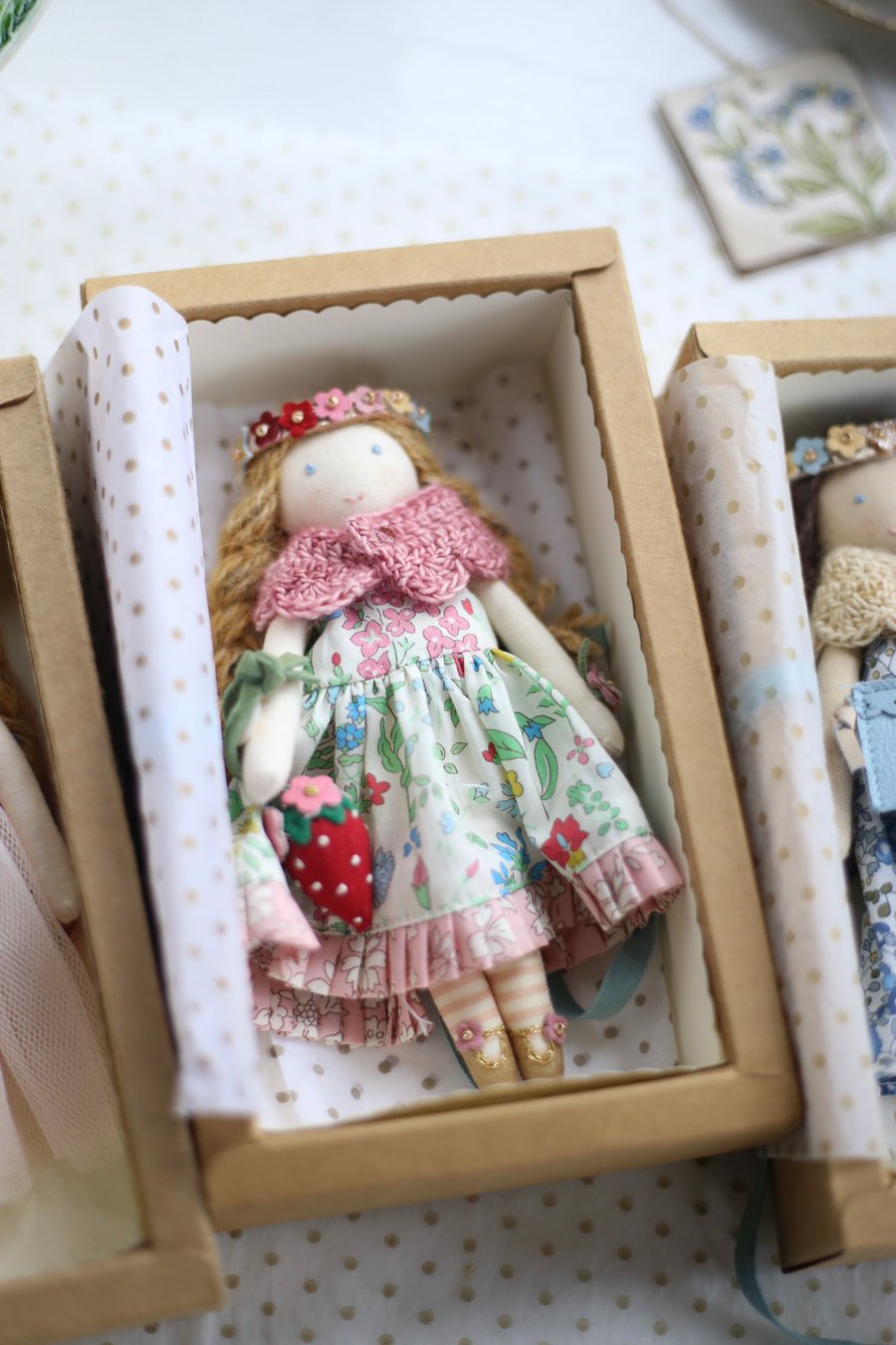 Tiny Liberty Heirloom Doll - Summer Strawberry