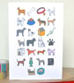 Dog Alphabet Greetings Card - Image 2