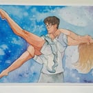 The Next Step Richozzy watercolour print A5