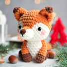 Fox Amigurumi Crochet Pattern PDF, DIY Plush Toy Tutorial, Handmade Knitting Gui