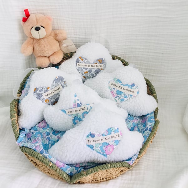 Cloud Hanging Decoration With Liberty Applique