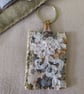 Slow-Stitched Key -  Neutral Blossom Lace