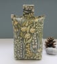 Art Nouveau door stop, green doorstop. Kelmscott Moss doorstay