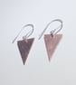 Copper Triangular Drop Earrings (ERCUDGTR3) - UK Free Post - Image 4