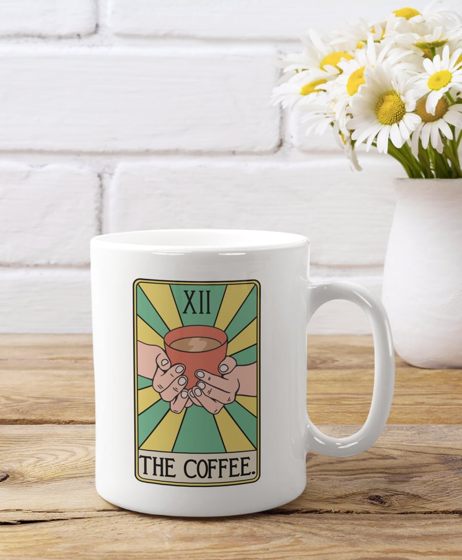 The coffee tarot mug - dark humour