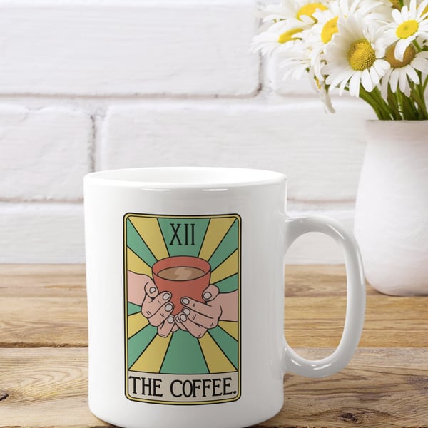 The coffee tarot mug - dark humour