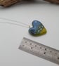 Fused Glass Heart Pendant - Image 6