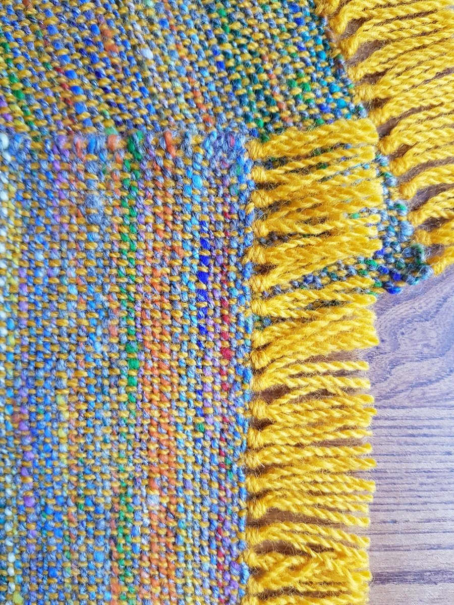 Hand Woven Placemats - Yellow - Set of 2