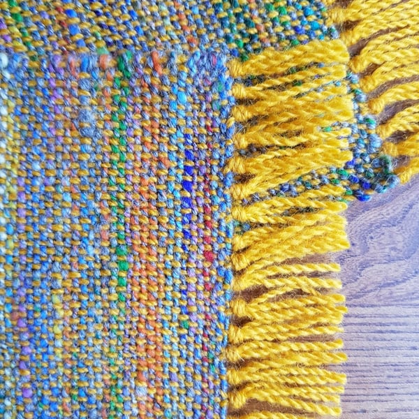 Hand Woven Placemats - Yellow - Set of 2