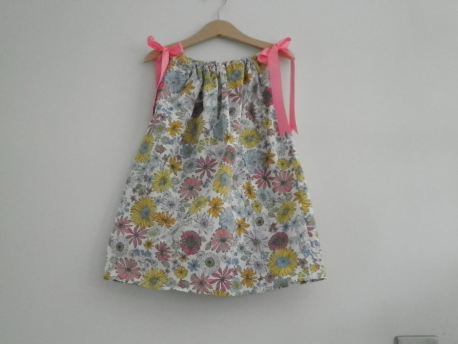 SALE floral pillow case girls dress 2,3 years. FREE POSTAGE