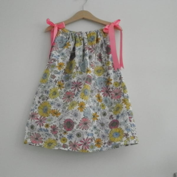 SALE floral pillow case girls dress 2,3 years. FREE POSTAGE