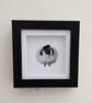 Black Sheep Wall Art - Handmade 10 x 10 cm Shadow Box Frame