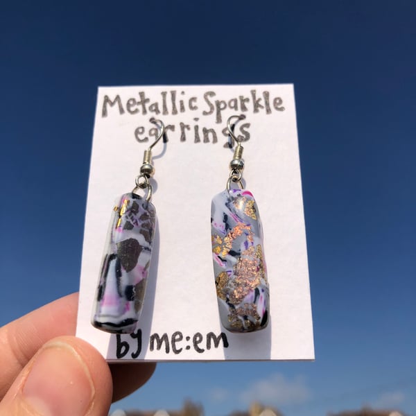 Metallic Sparkle Earrings 