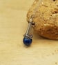 Long Blue Kyanite cone pendant necklace. Reiki jewelry - Image 4
