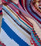 Handmade Crochet Stripe Blanket – Colourful, One-of-a-Kind Throw - Image 2