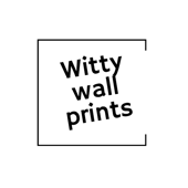 Witty wall prints
