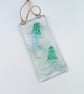 Jellyfish suncatcher, fused glass, glass art jellyfish, beach lovers gift. 