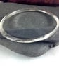 Sterling Silver forged bangle Omi