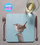 Wren placemat, garden bird placemats