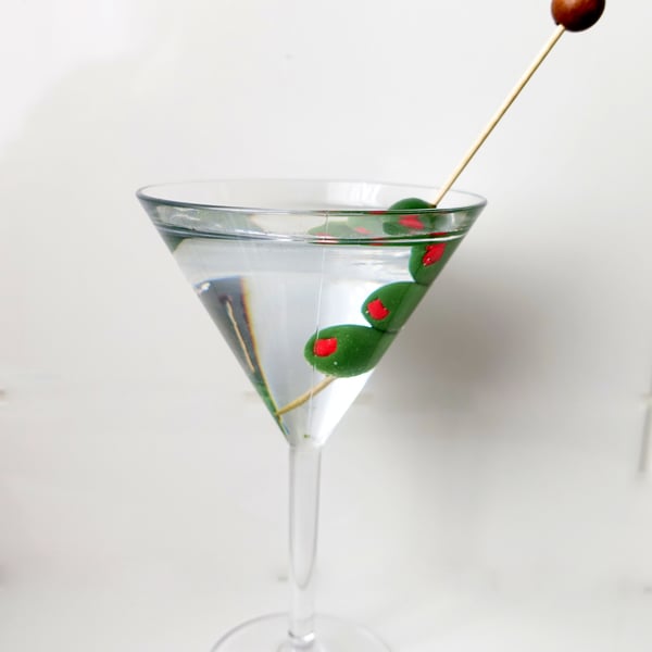 Martini Cocktail Fake Food Drink- Display, Props, Kitchen Kitsch