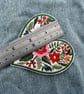 Wedding Botanical Heart Patch Embroidered Floral Love Iron On Sew On - Image 9