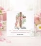 Personalised Christening Card Baptism Card for Grandson, Granddaughter