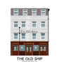 THE OLD SHIP, RICHMOND, A4 Print - Image 3