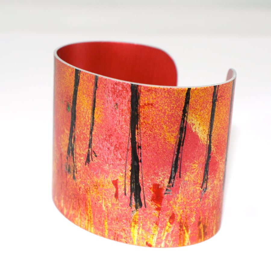 Abstract woodland cuff