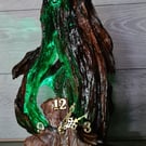 Wooden Lamp Root Clock Clock  RGB 