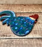 Handmade pottery Cockerel wall hanging - Image 7