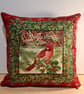 Christmas Cushion,Cardinal bird B - Image 1