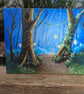 Fantasy Fairy Forest Painting 