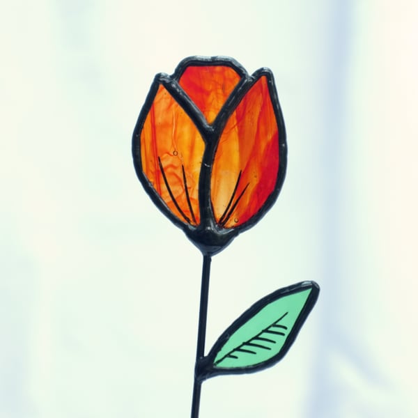 Stained Glass Tulips - Handmade Gifts