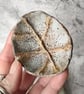 Sea Fossil Dish, Clay Pastel Trinket Bowl, Handmade Ceramic Vessel - Image 2